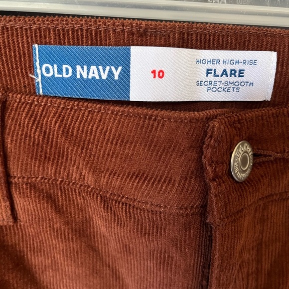 Old Navy Burnt orange Corduroy Flare Pants - Picture 2 of 2